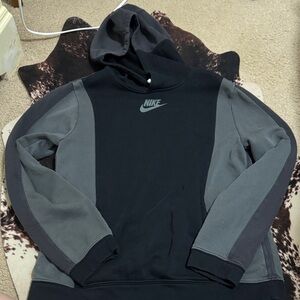 Nike Two-Tone Black and Gray Sweatshirt